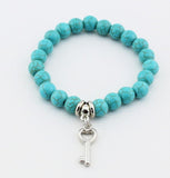 Turquoise Bracelet - Assorted Charms